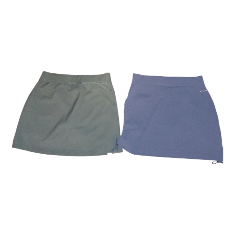 Women's Blue and Green Skort Set